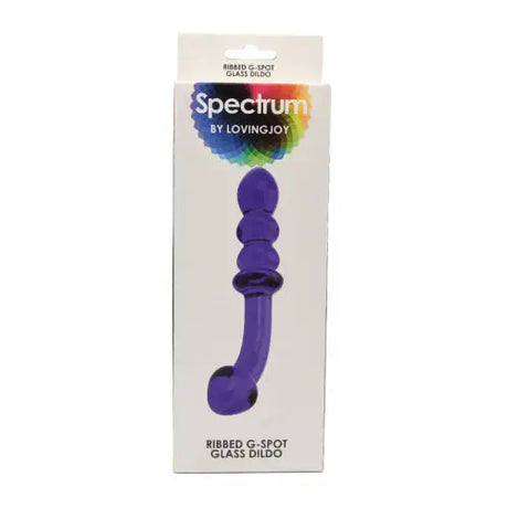 Spectrum Ribbed G-spot Glass Dildo - Dildos - Save 25% - G-spot - Fast Shipping - United Kingdom Stoke-on-trent