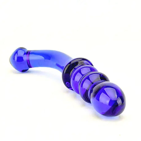 Spectrum Ribbed G-spot Glass Dildo - Dildos - Save 25% - G-spot - Fast Shipping - United Kingdom Stoke-on-trent