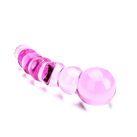 Spectrum Ribbed Glass Dildo - Dildos - Save 25% - Fast Shipping - United Kingdom Stoke-on-trent