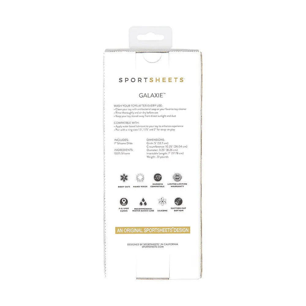 Sportsheets Merge Collection - Galaxie - 7’’ Solid Silicone Dildo - Save 10% - Dildos United Kingdom Stoke-on-trent