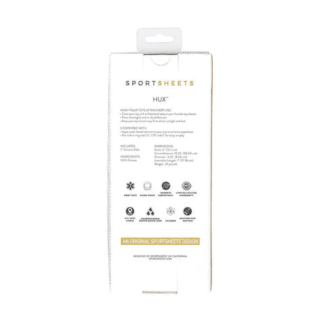 Sportsheets Merge Collection - Hux - 7’’ Solid Silicone Dildo - Save 10% - Fast - Dildos United Kingdom Stoke-on-trent