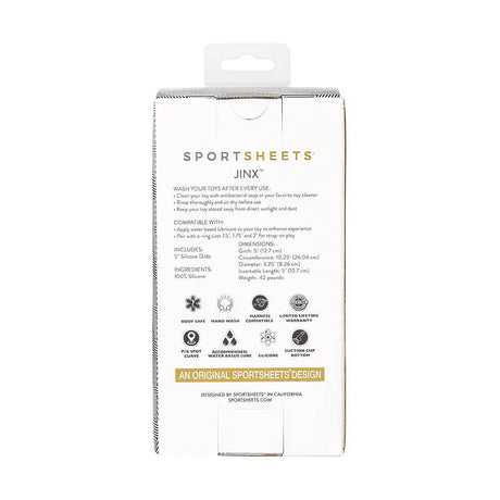Sportsheets Merge Collection - Jinx - 5’’ Solid Silicone Dildo - Save 5% - Fast - Dildos United Kingdom Stoke-on-trent