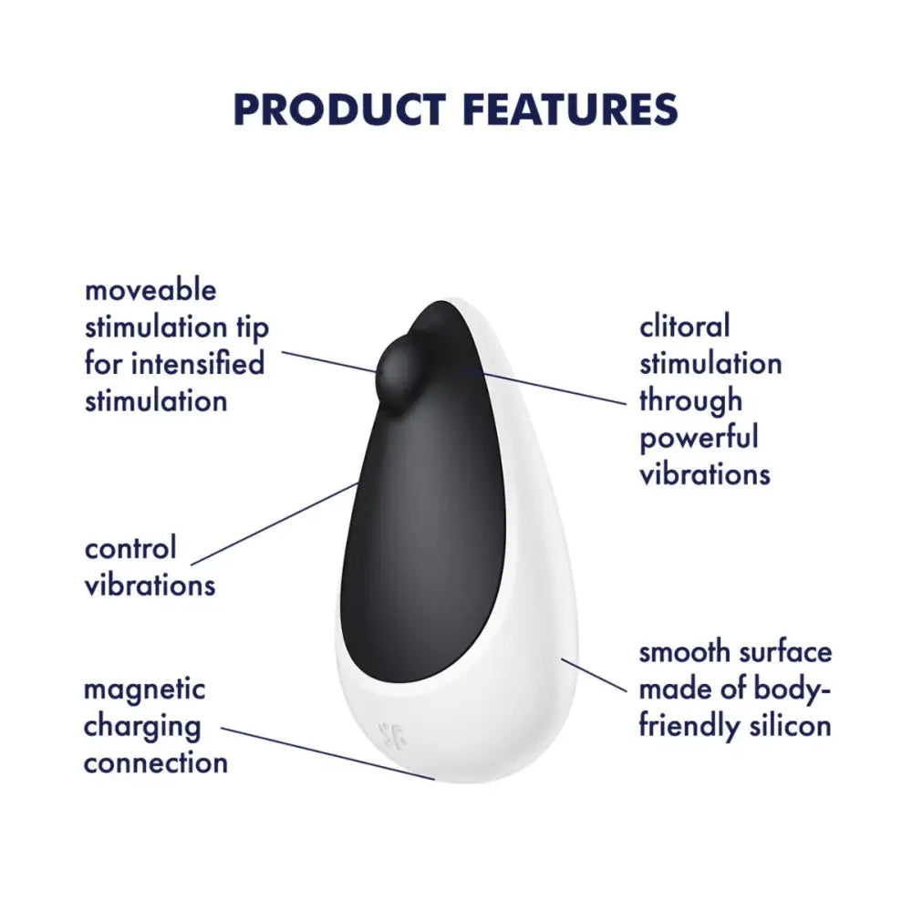 Spot on 3 Black - on Black - Fast Shipping - Vibrator United Kingdom Stoke-on-trent