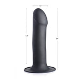 Klembar fallisk dildo - svart