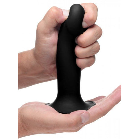 Squeezable Phallic Dildo - Black - Sex Toys - Save 25%