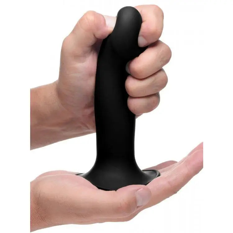 Squeezable Phallic Dildo - Black - Sex Toys - Save 25% - Fast Shipping - United Kingdom Stoke-on-trent