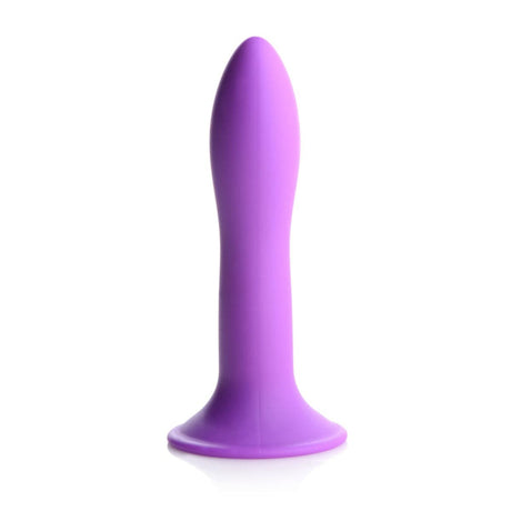 Squeezable Slender Dildo Purple