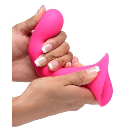 Squeezable Wavy Dildo - Pink - Sex Toys - Save 25%
