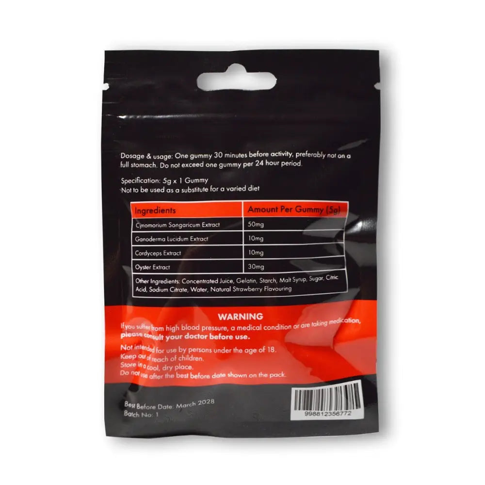 Stallion Gummies 6 Pack - Pack - Fast Shipping - Sex Essentials United Kingdom Stoke-on-trent