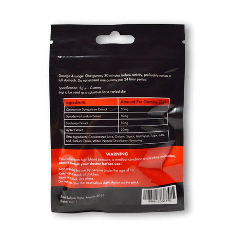 Stallion Gummies 6 Pack - Pack - Fast Shipping - Sex Essentials United Kingdom Stoke-on-trent
