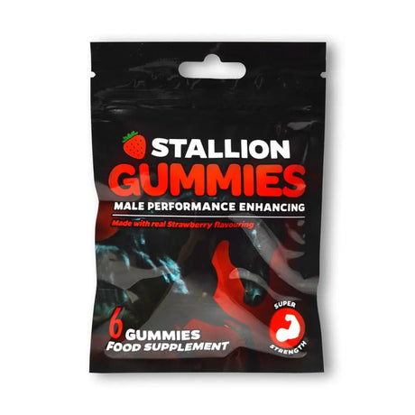 Stallion Gummies 6 Pack - Pack - Fast Shipping - Sex Essentials United Kingdom Stoke-on-trent