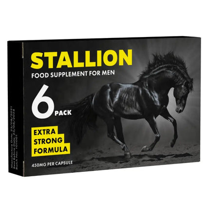Stallion Herbal Supplement 6 Pack - Pack - Fast Shipping - Sex Essentials United Kingdom Stoke-on-trent