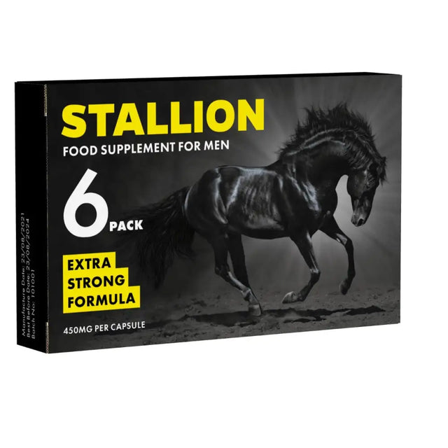 Stallion Herbal Supplement 6 Pack - Pack - Fast Shipping - Sex Essentials United Kingdom Stoke-on-trent