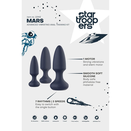 Startroopers Mars Advanced Vibrating Anal Vibe Kit - Save 30% - Dildos
