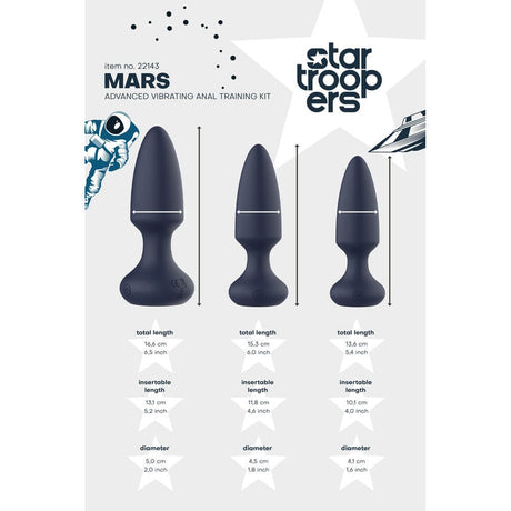 Startroopers Mars Advanced Vibrating Anal Vibe Kit - Save 30% - Dildos