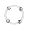 Steel Beaded Silicone Ring Large - Save 25% - Fast Shipping - Sale United Kingdom Stoke-on-trent