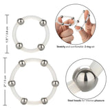 Steel Beaded Silicone Ring Set - Save 15% - Fast Shipping - Sale United Kingdom Stoke-on-trent