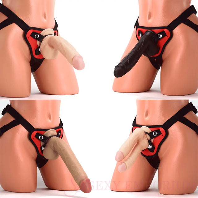 Strap on Dildo Sex Toy for Couples with Harness Solid Pegging Dong Women Lesbian - on for with - Original Sexy Emporium – our Exclusive
