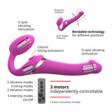 Strap on me Multi Orgasm Bendable Strap-on Sex Toy Large Fuchsia - Save 5% - – Remote Controlled - Sale United Kingdom Stoke-on-trent