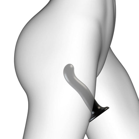 Strap on me Prostate and g Spot Curved Dildo Large Black - Save 30%