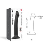 Strap on me - Semi-realistic Dual Density Bendable Dildo Black - m - Save 10% - on me - Semi-realistic - m - United Kingdom Stoke-on-trent