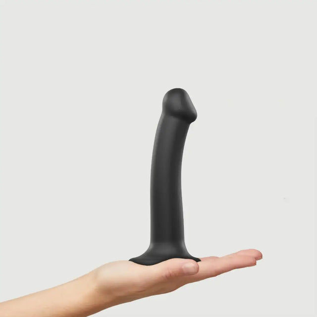 Strap on me - Semi-realistic Dual Density Bendable Dildo Black - m - Save 10% - on me - Semi-realistic - m - United Kingdom Stoke-on-trent