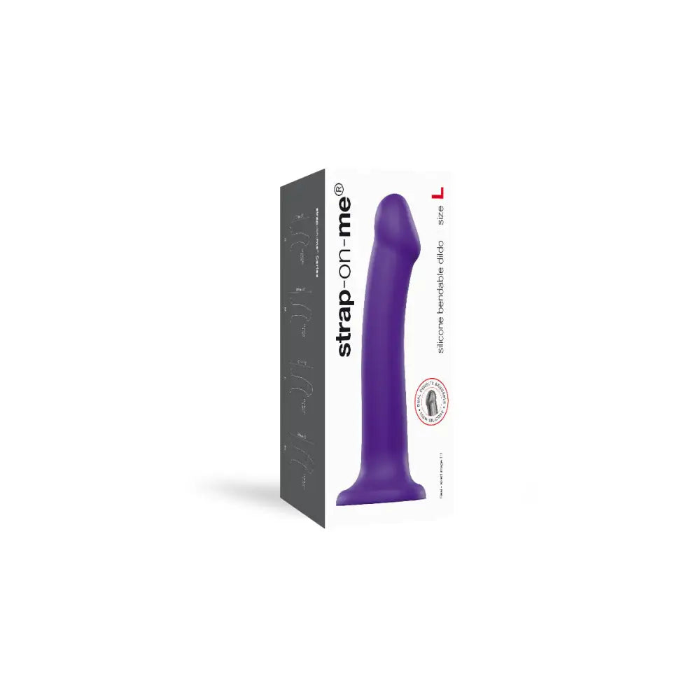 Strap on me - Semi-realistic Dual Density Bendable Dildo Purple - m - Save 10% - on me - Semi-realistic - m - United Kingdom Stoke-on-trent