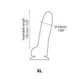 Strap on me - Sliding Skin Realistic Dildo Black Xl - Save 10% - on me - Xl - Fast - United Kingdom Stoke-on-trent