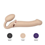 Strap-on-me Vibrating Strap-on Large Vanilla - Strap Ons - Save 15% - Strap-on-me Strap-on - Fast - Couples Vibrators United Kingdom