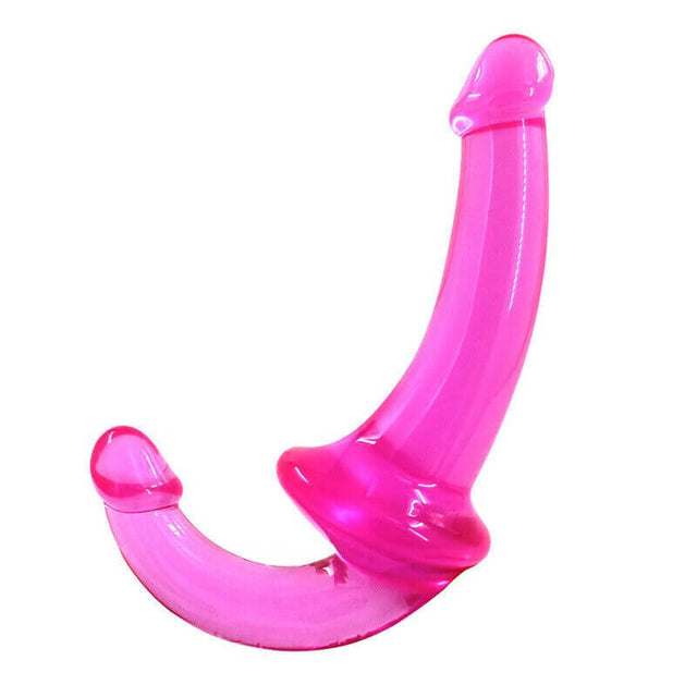 Strapless Jelly Strap-on Pink - Save 20% - Dildo