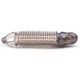 Stretchy Black Penis Sleeve with Pleasure Ridges - Save 25% - with - Fast Shipping - Sale United Kingdom Stoke-on-trent