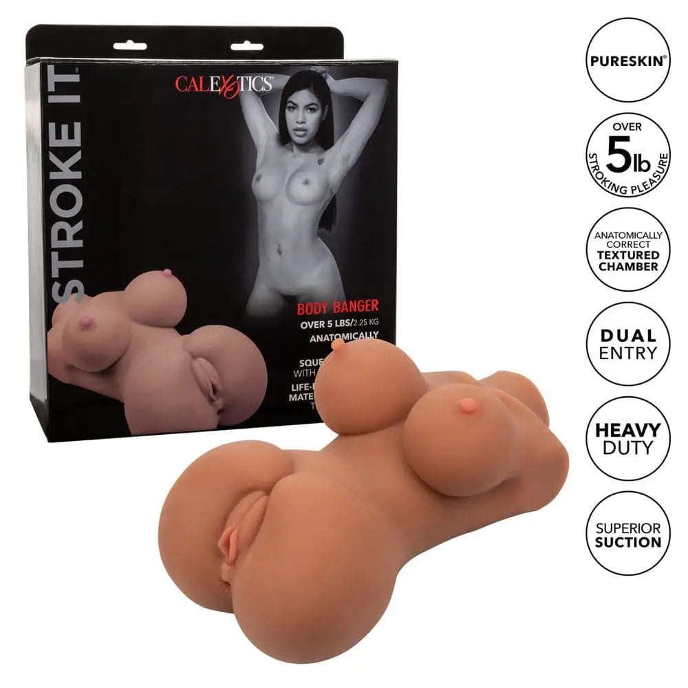 Stroke it Body Banger Flesh Brown - Save 30% - it - Fast Shipping - Sale United Kingdom Stoke-on-trent