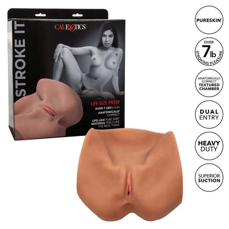 Stroke it Life Size Pussy Flesh Brown - Save 30% - it - Fast Shipping - Sale United Kingdom Stoke-on-trent