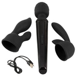 Vibrator wand láidir láidir le 2 cheangaltán