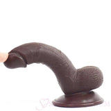 Supreme 4.5 Inch Realistic Strap-on Dildo Brown - Sex Toys - Save 15% - Strap-on - Fast - Sale United Kingdom Stoke-on-trent