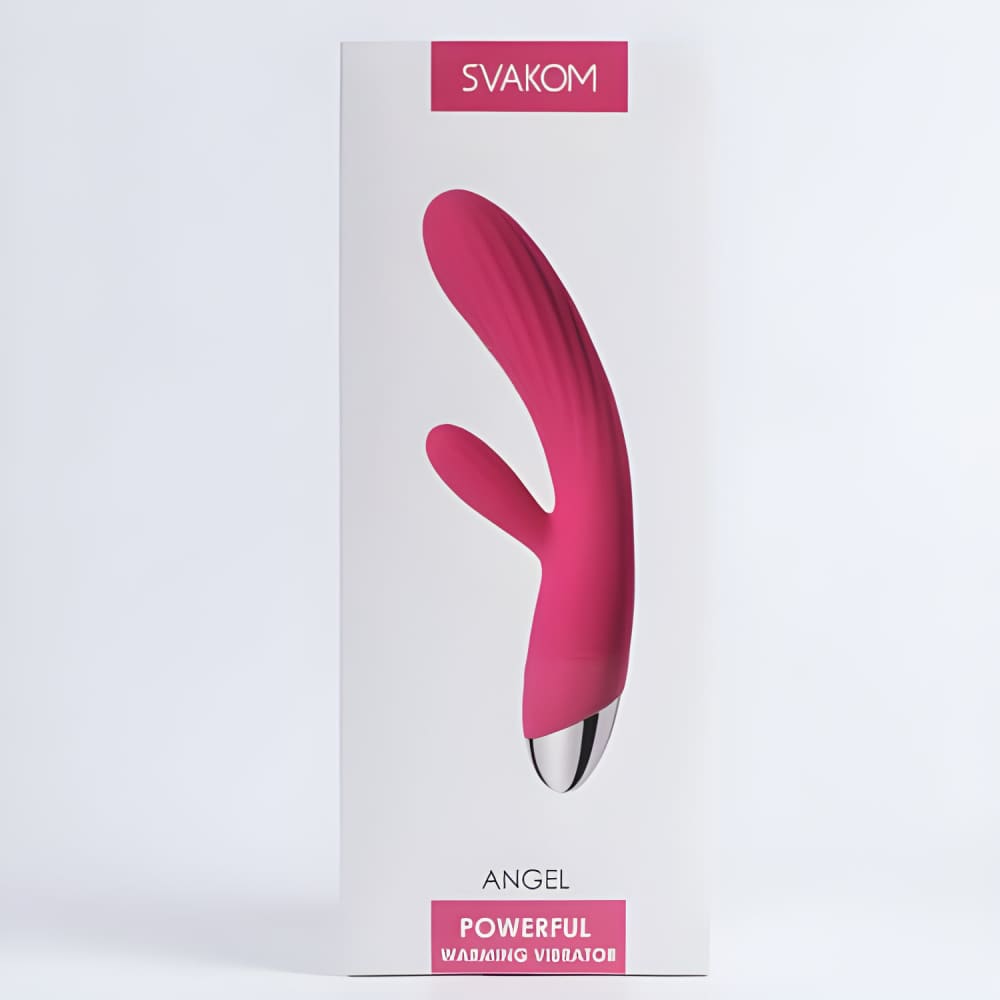 Svakom Angel Warming Rabbit Vibrator Pink - Vibrators - Save 20%