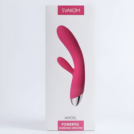 Svakom Angel Warming Rabbit Vibrator Pink - Vibrators - Save 30%