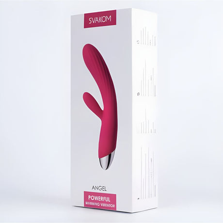 Svakom Angel Warming Rabbit Vibrator Pink - Vibrators - Save 30%