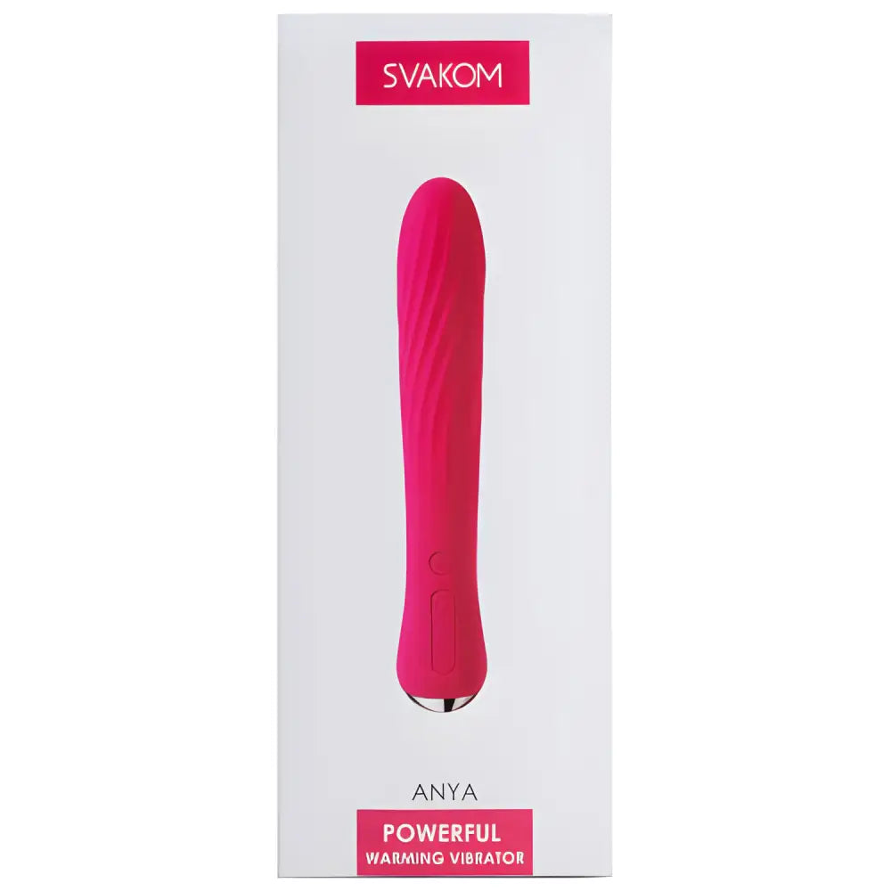 Svakom Anya Rechargeable Warming Silicone Vibrator - Classic Vibrators - Save 25% - Fast Shipping - Sale United Kingdom Stoke-on-trent