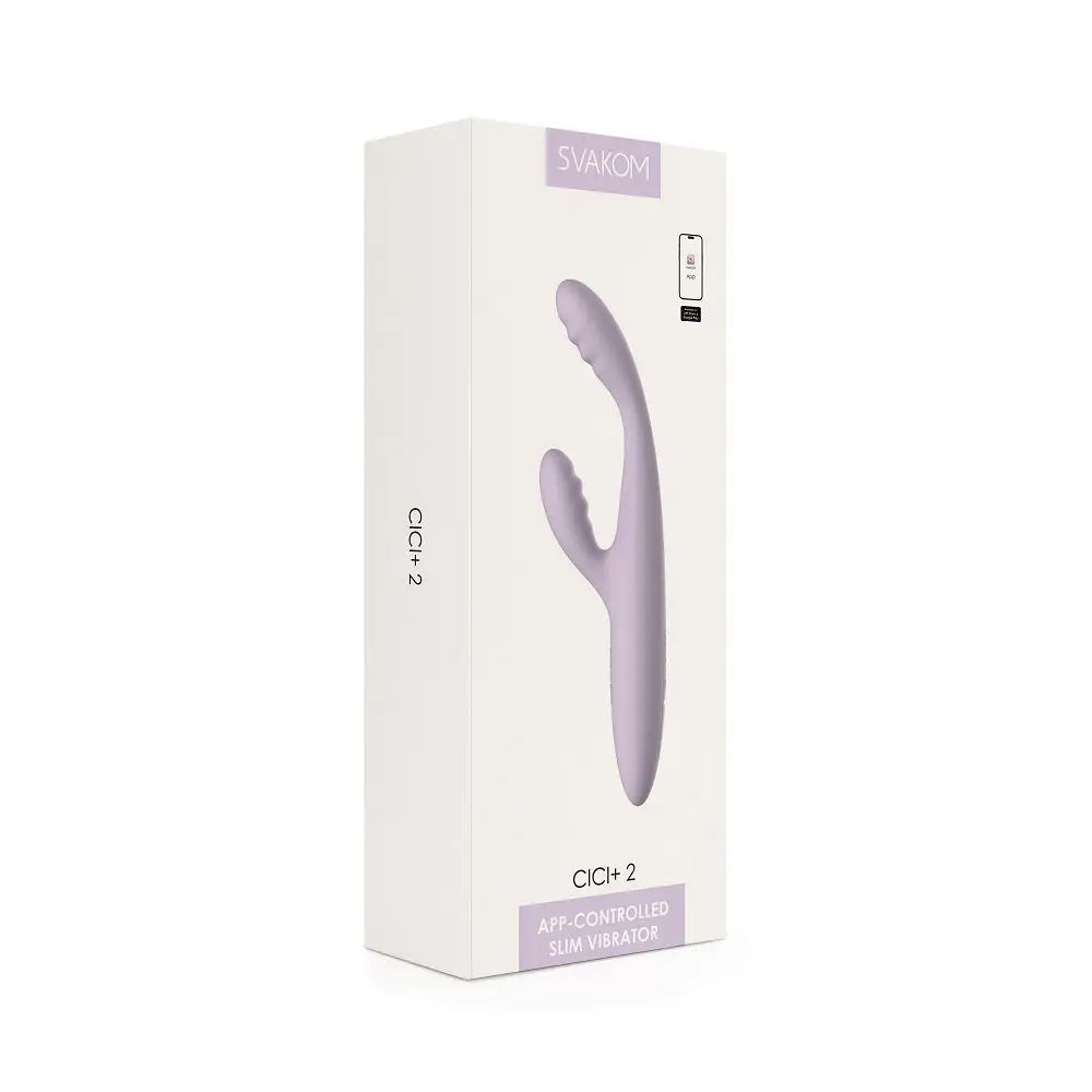 Svakom Cici + 2 App Controlled Slim Rabbit Vibrator - Cici + Fast Shipping - United Kingdom Stoke-on-trent