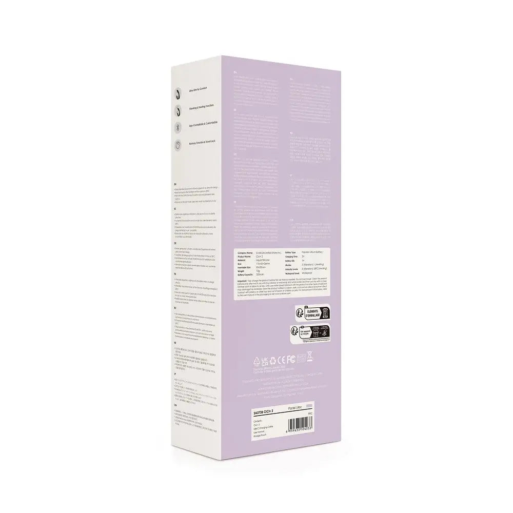 Svakom Cici + 2 App Controlled Slim Rabbit Vibrator - Cici + Fast Shipping - United Kingdom Stoke-on-trent