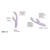Svakom Cici + 2 App Controlled Slim Rabbit Vibrator - Cici + Fast Shipping - United Kingdom Stoke-on-trent