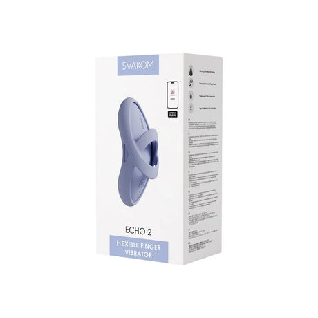 Svakom Echo 2 Finger Vibrator Blue Save 25% Fast Shipping United Kingdom Stoke on Trent