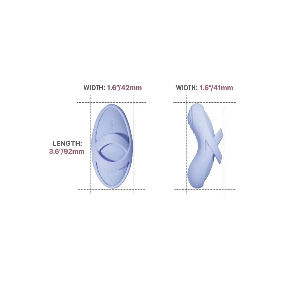 Svakom Echo 2 Finger Vibrator Blue Save 25% Fast Shipping United Kingdom Stoke on Trent