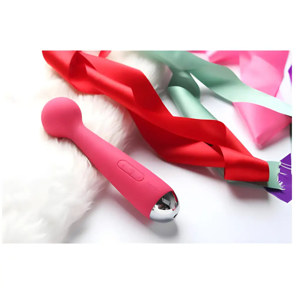 Svakom Emma Mini 100% Waterproof Wand Massager Vibe-red - Vibrators - Save 15% - Vibe-red - Vibrator United Kingdom Stoke-on-trent