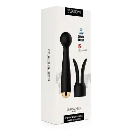 Svakom Emma Neo Interactive App Controlled Heating Magic Wand - Vibrators - Save 30% - Fast - Vibrator United Kingdom Stoke-on-trent