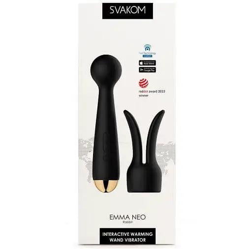 Svakom Emma Neo Interactive App Controlled Heating Magic Wand - Vibrators - Save 30% - Fast - Vibrator United Kingdom Stoke-on-trent