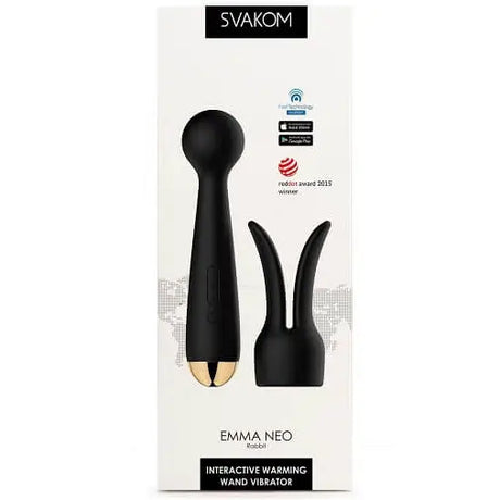 Svakom Emma Neo Interactive App Controlled Heating Magic Wand - Vibrators - Save 30% - Fast - Vibrator United Kingdom Stoke-on-trent