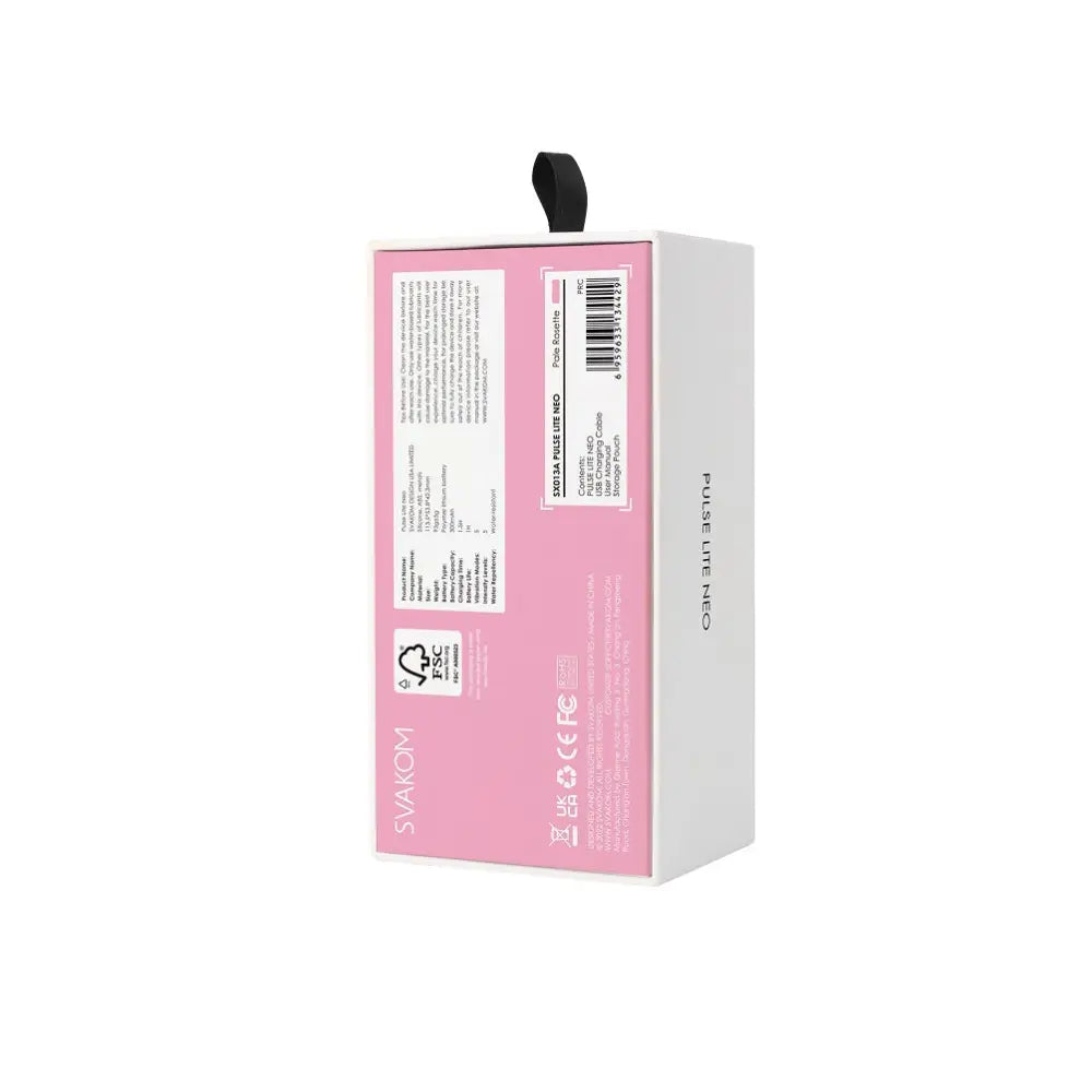 Svakom Pulse Lite Neo Pink - Suction Vibrators - Save 15% - Fast Shipping - Vibrator United Kingdom Stoke-on-trent