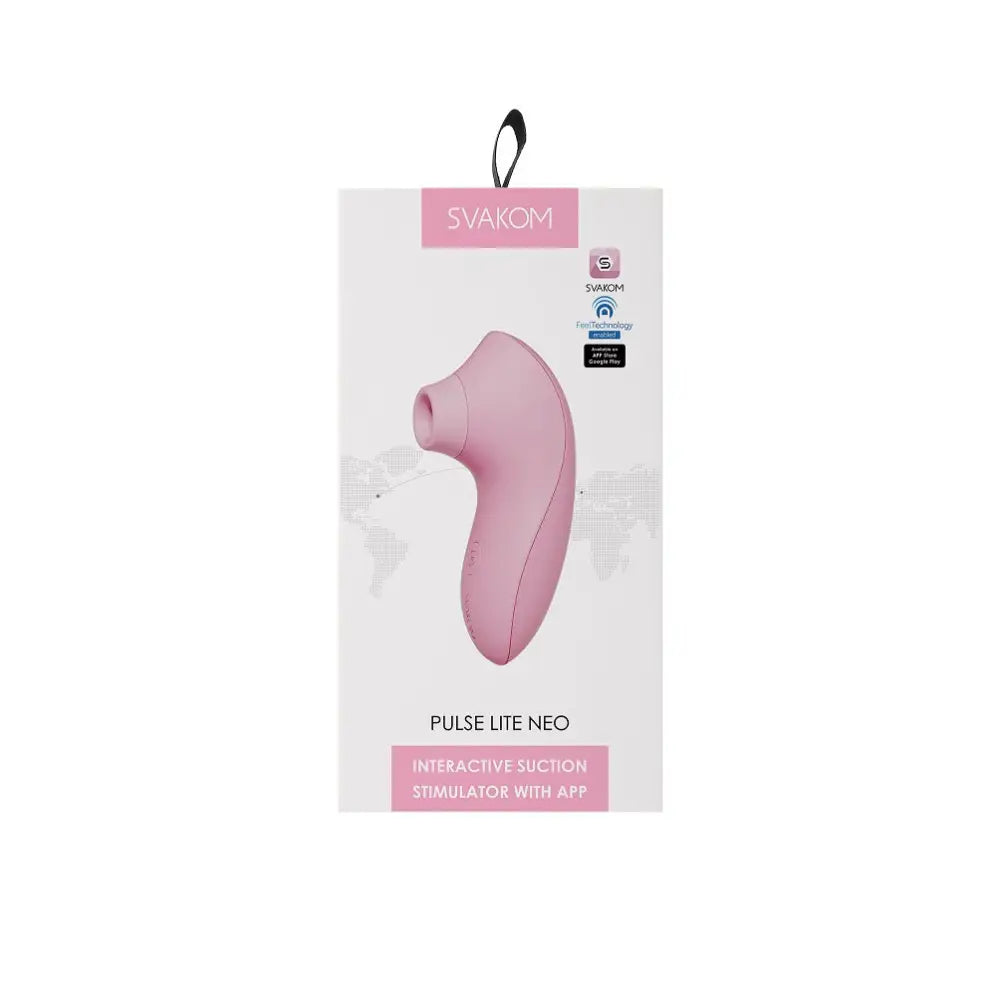 Svakom Pulse Lite Neo Pink - Suction Vibrators - Save 15% - Fast Shipping - Vibrator United Kingdom Stoke-on-trent